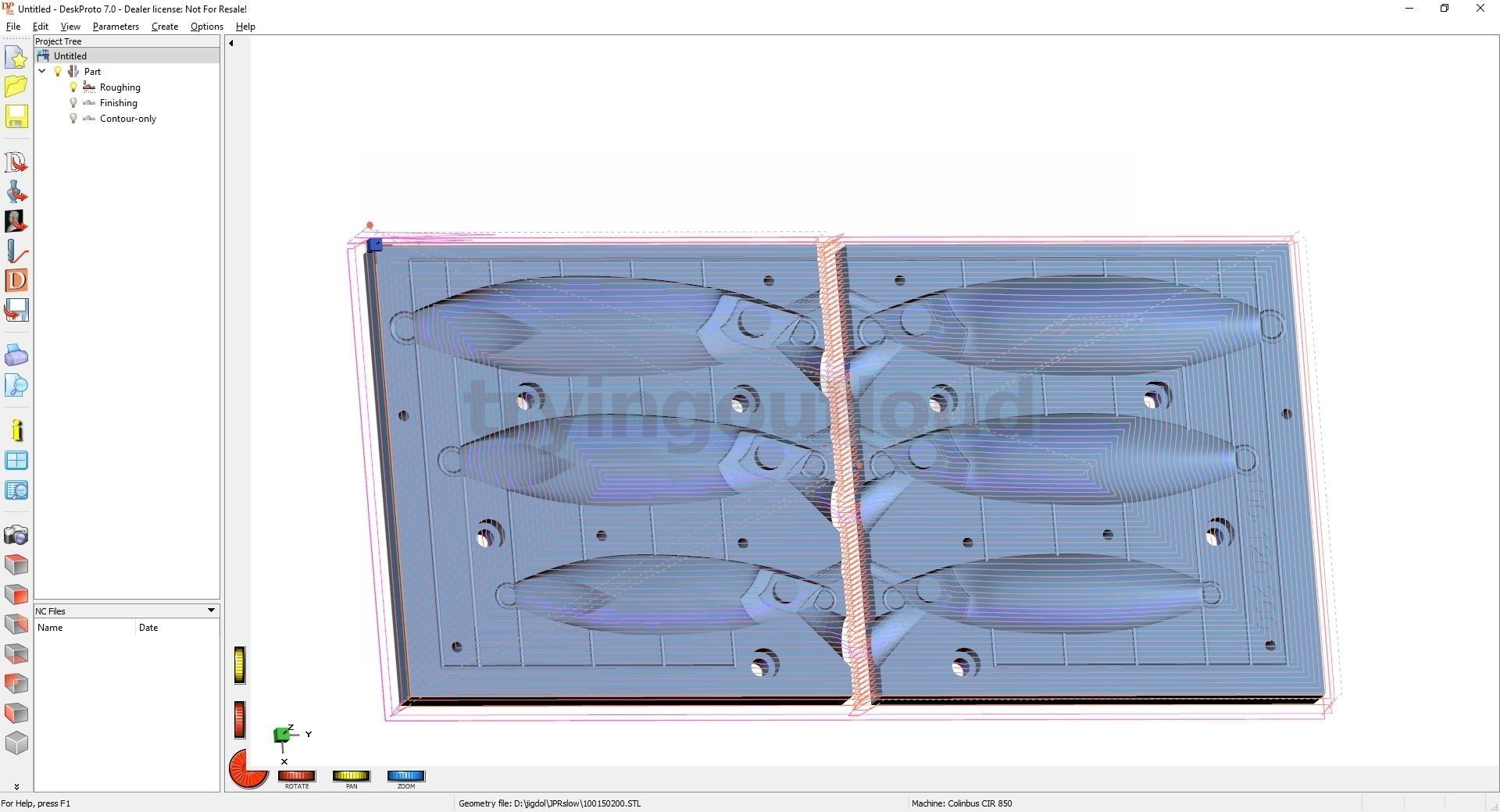 15-200 Gr JPR Slow Jig Mold Packs 3D print model_2