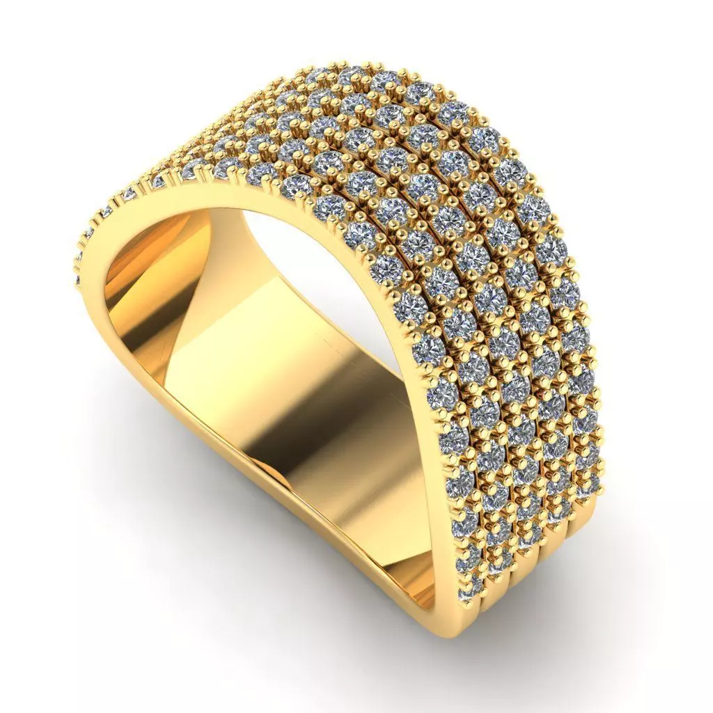 397 twisted ring 3D print model_0