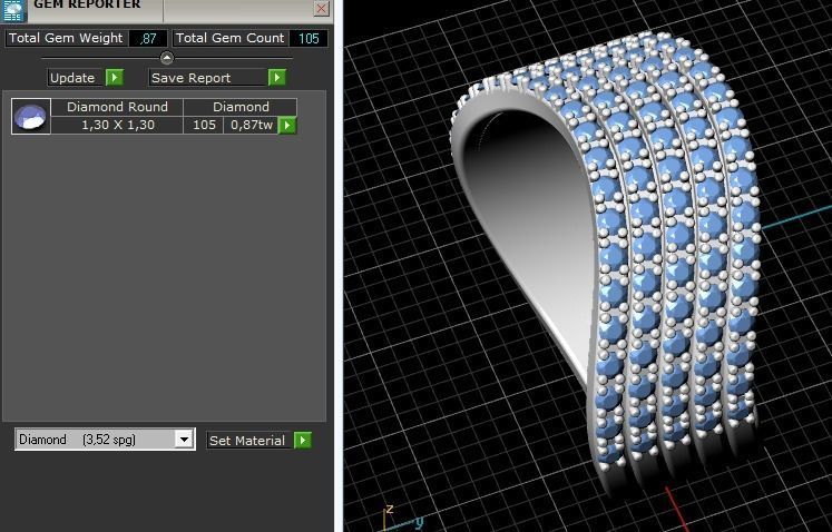 397 twisted ring 3D print model_1