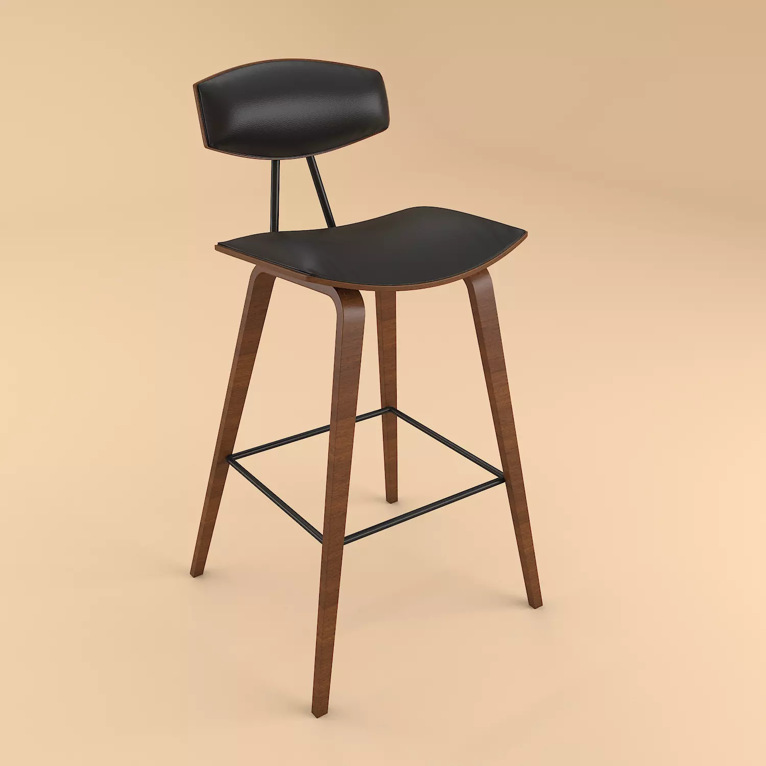 Bar Chair 3D model_0