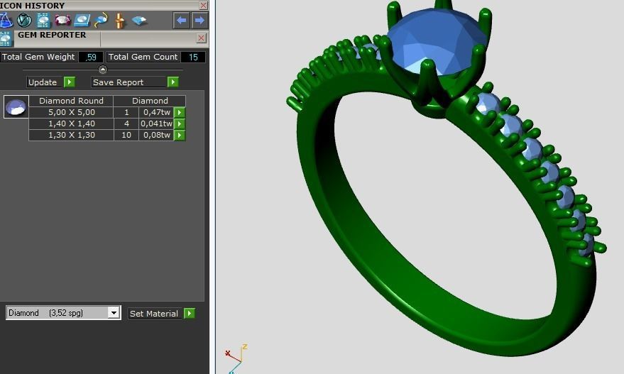 390 Ring 3D print model_3