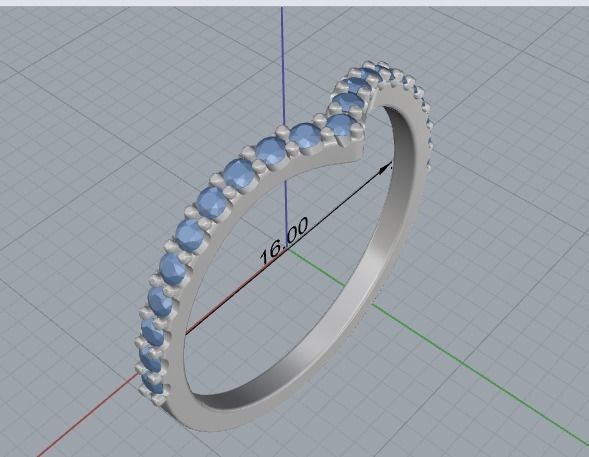 360 Simple ring 3D print model_4