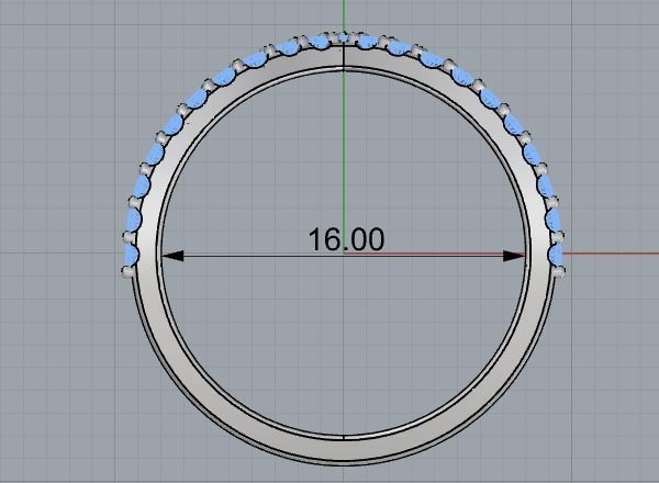360 Simple ring 3D print model_3