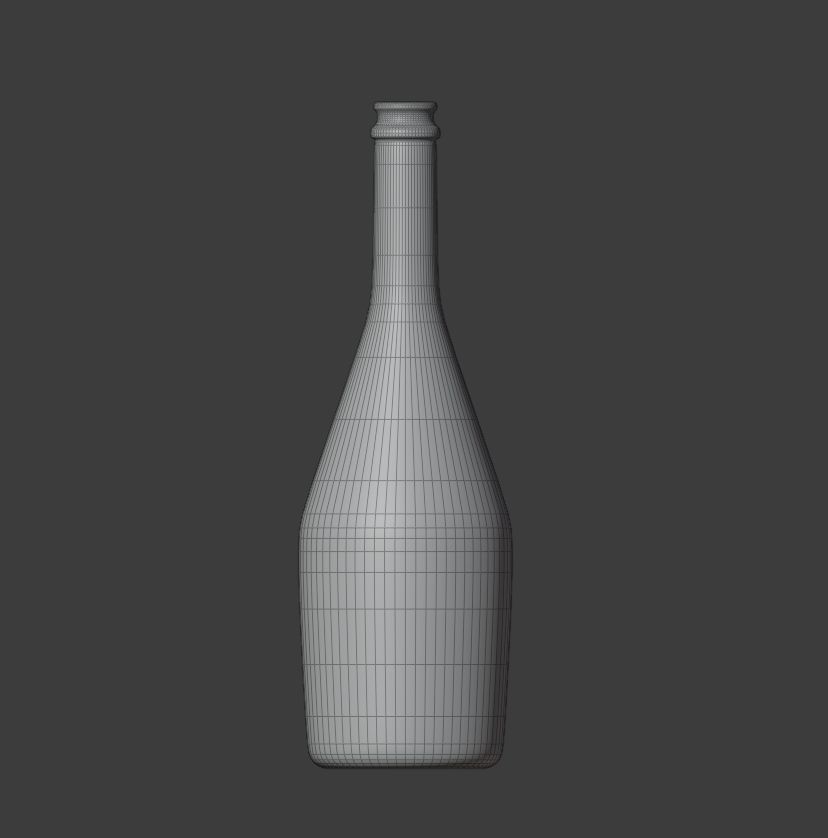 Bottle  wine collection 03 3D model_1