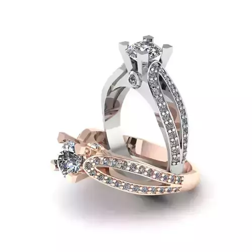 351 Interesting womens ring big stones