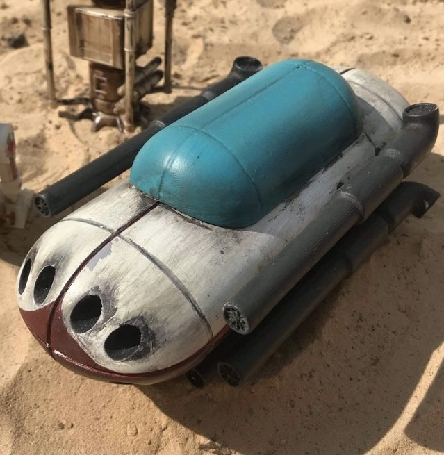 Tatooine Speeder 3D model_2