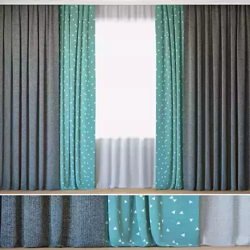 Curtains 25 Curtains with Tulle Sunrough and Ottoman Triangles 