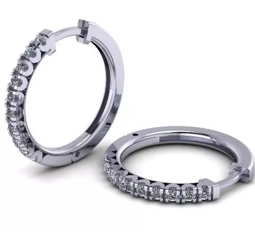 320 Earrings 3D print model_0