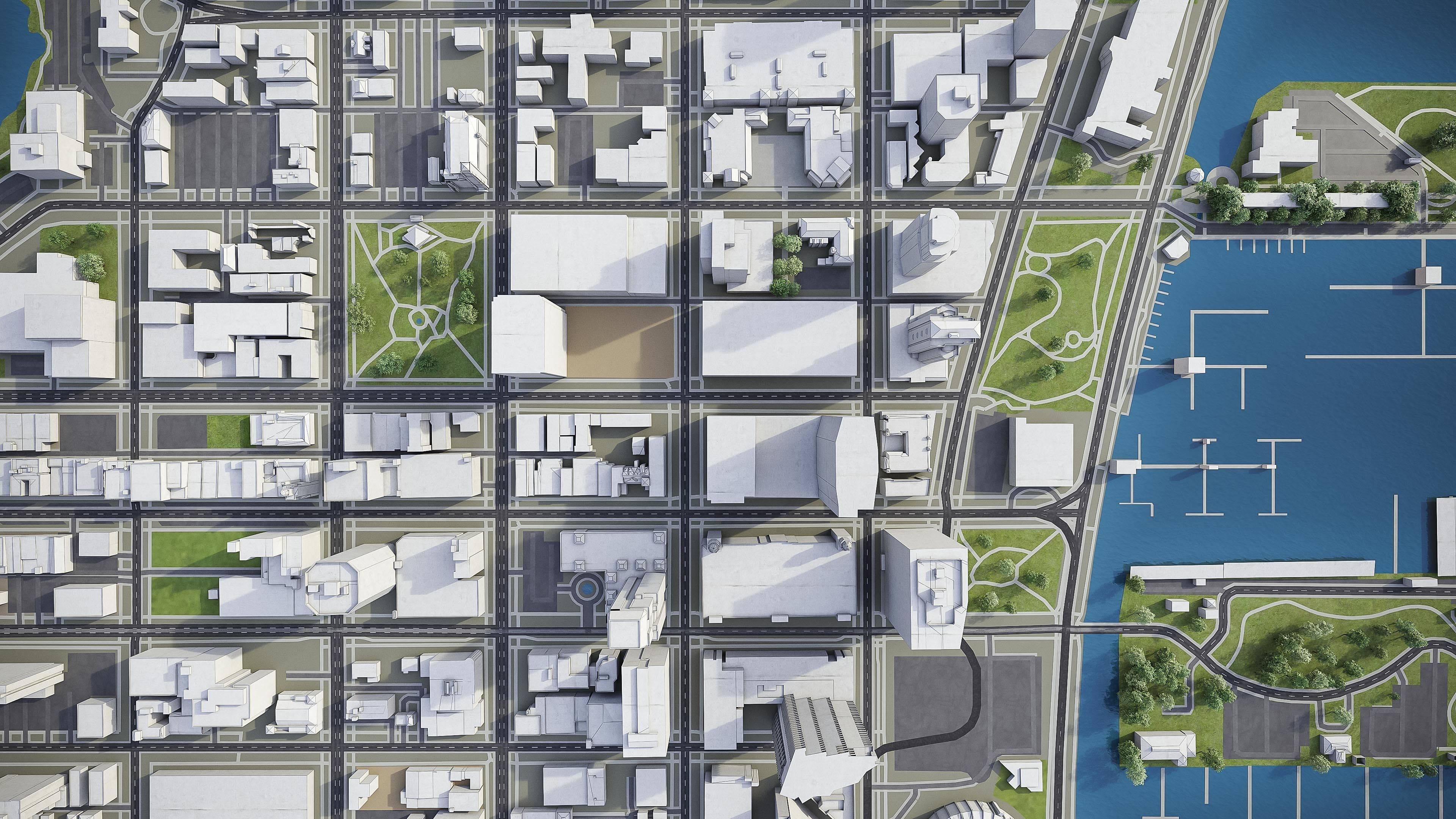 St Petersburg Low-poly 3D model_7