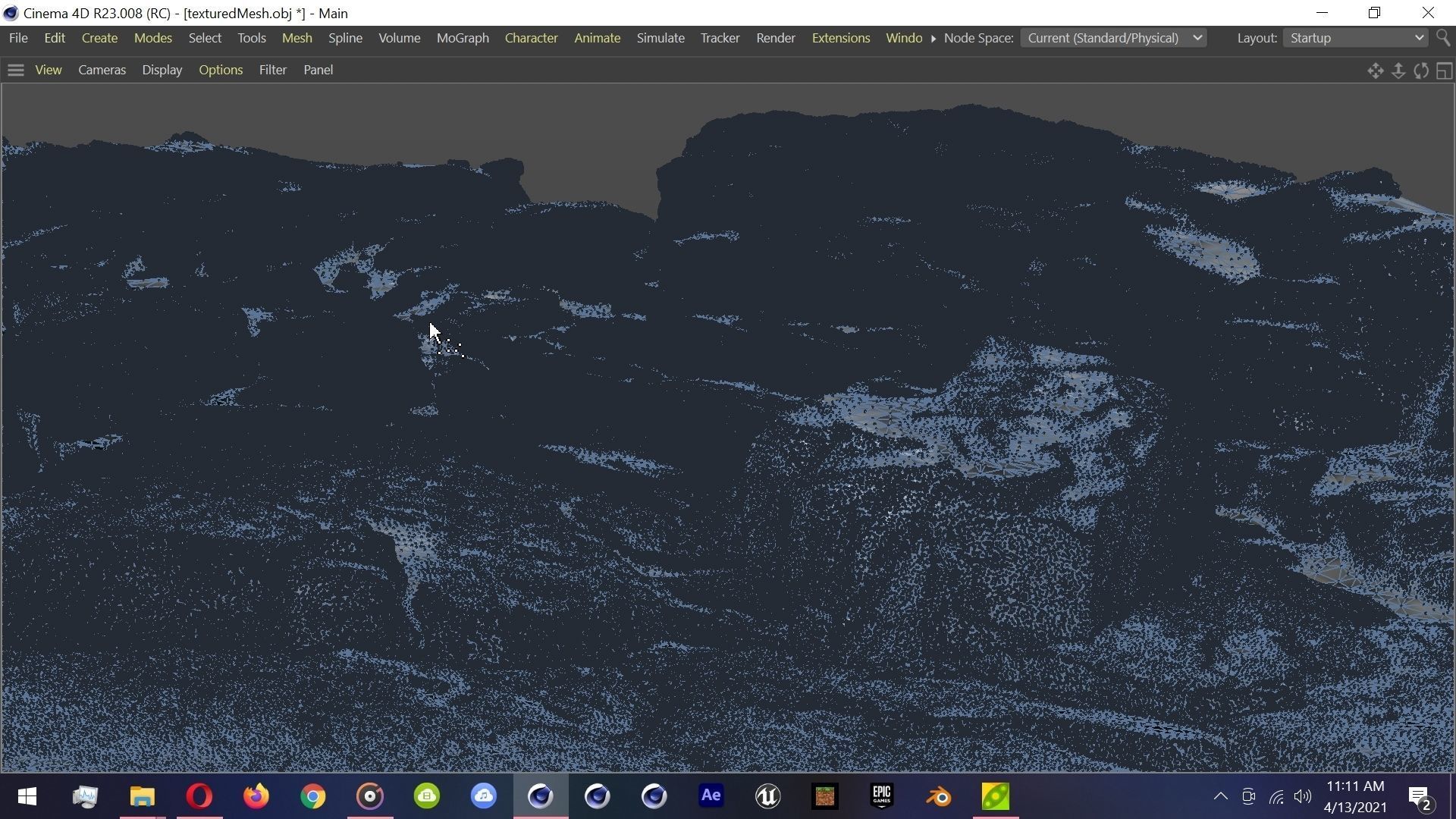 4K Rocks Scan Mountain Cliff Terrain Environment  3D model_2