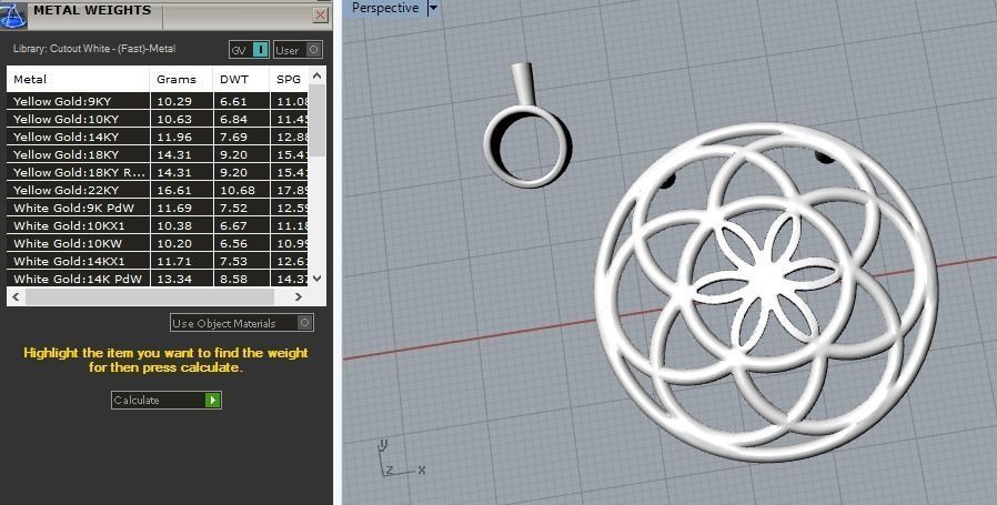 301 Pendant 3D print model_3