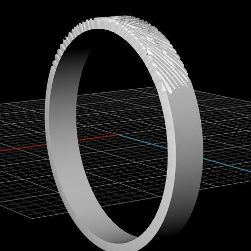 284 messika ring 3D print model_10