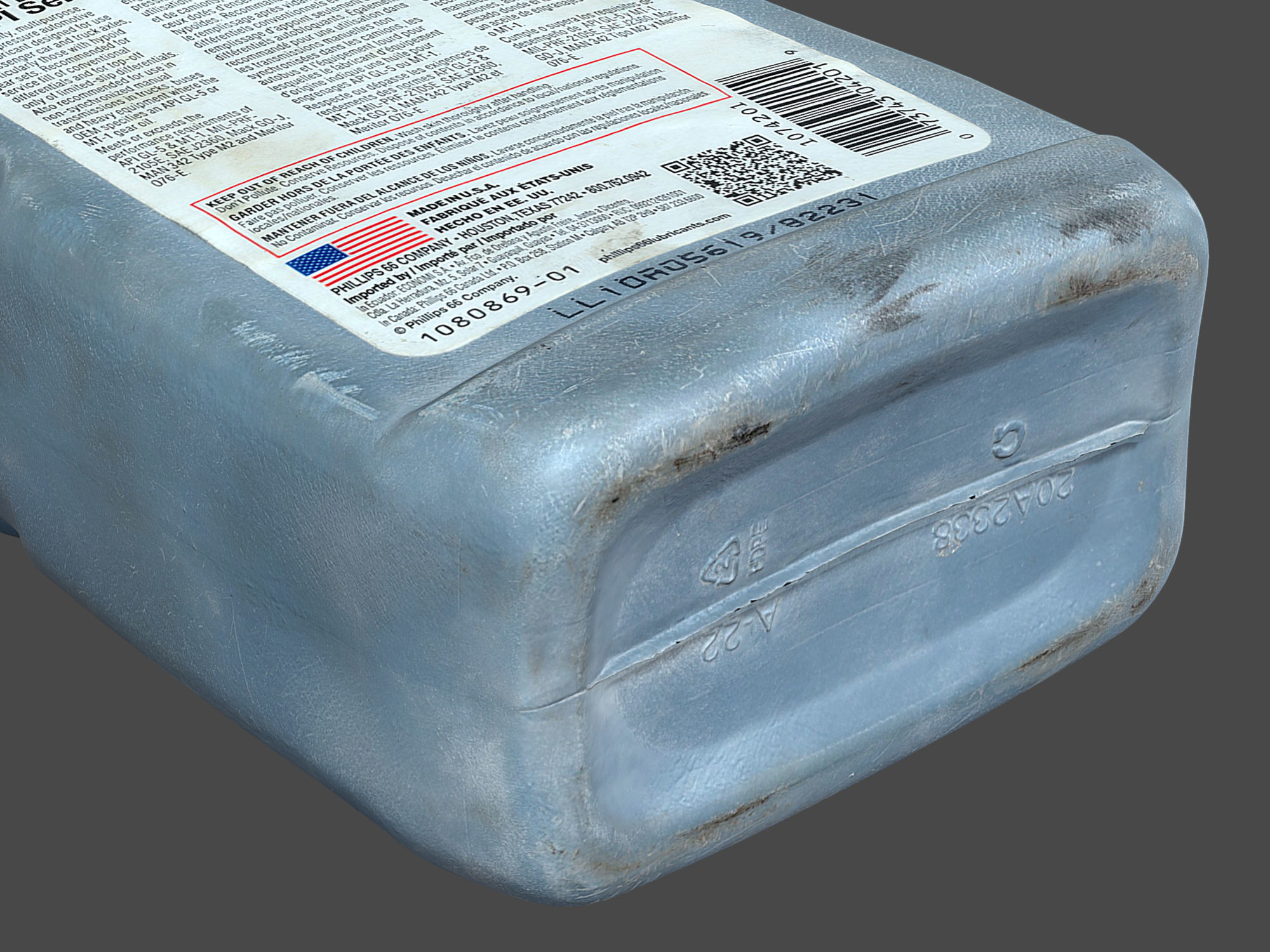 Transmission Fluid Bottle 3D model_14