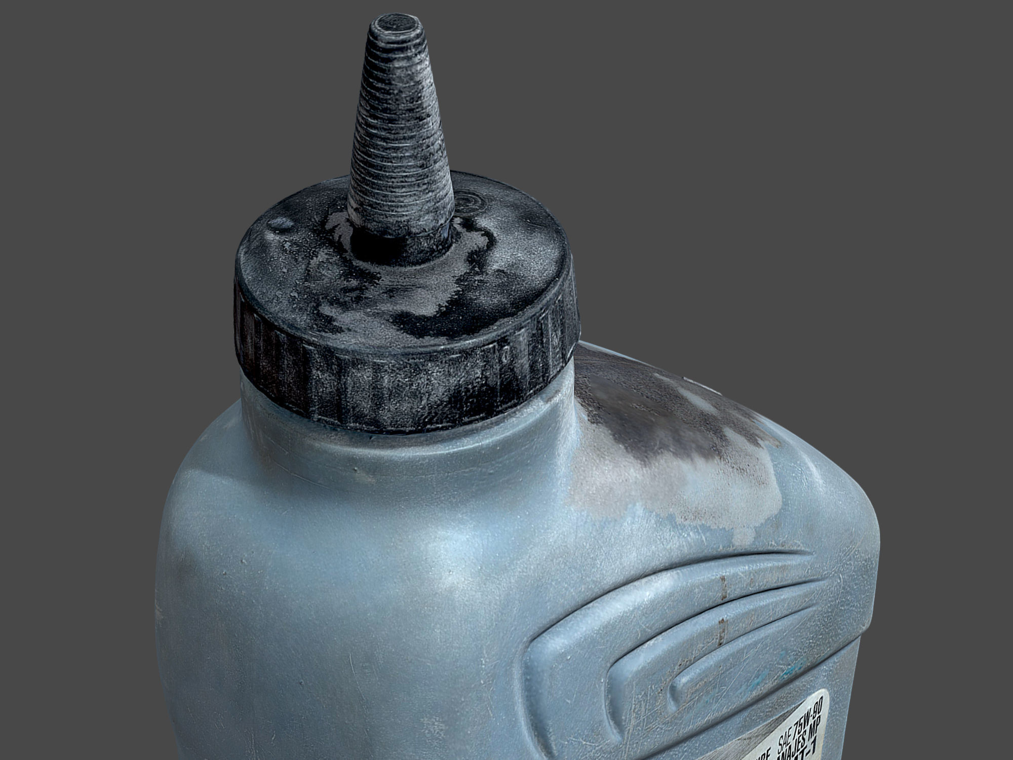 Transmission Fluid Bottle 3D model_10