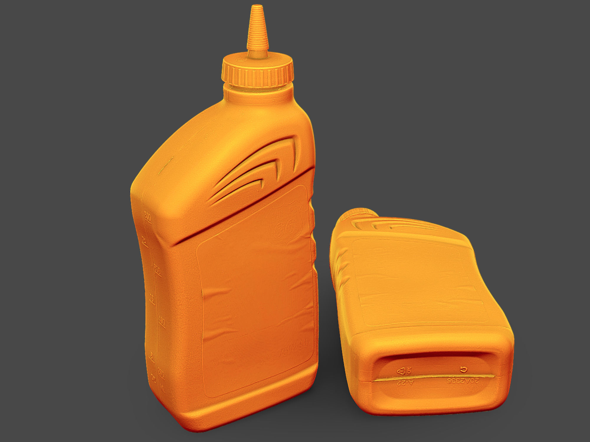 Transmission Fluid Bottle 3D model_1