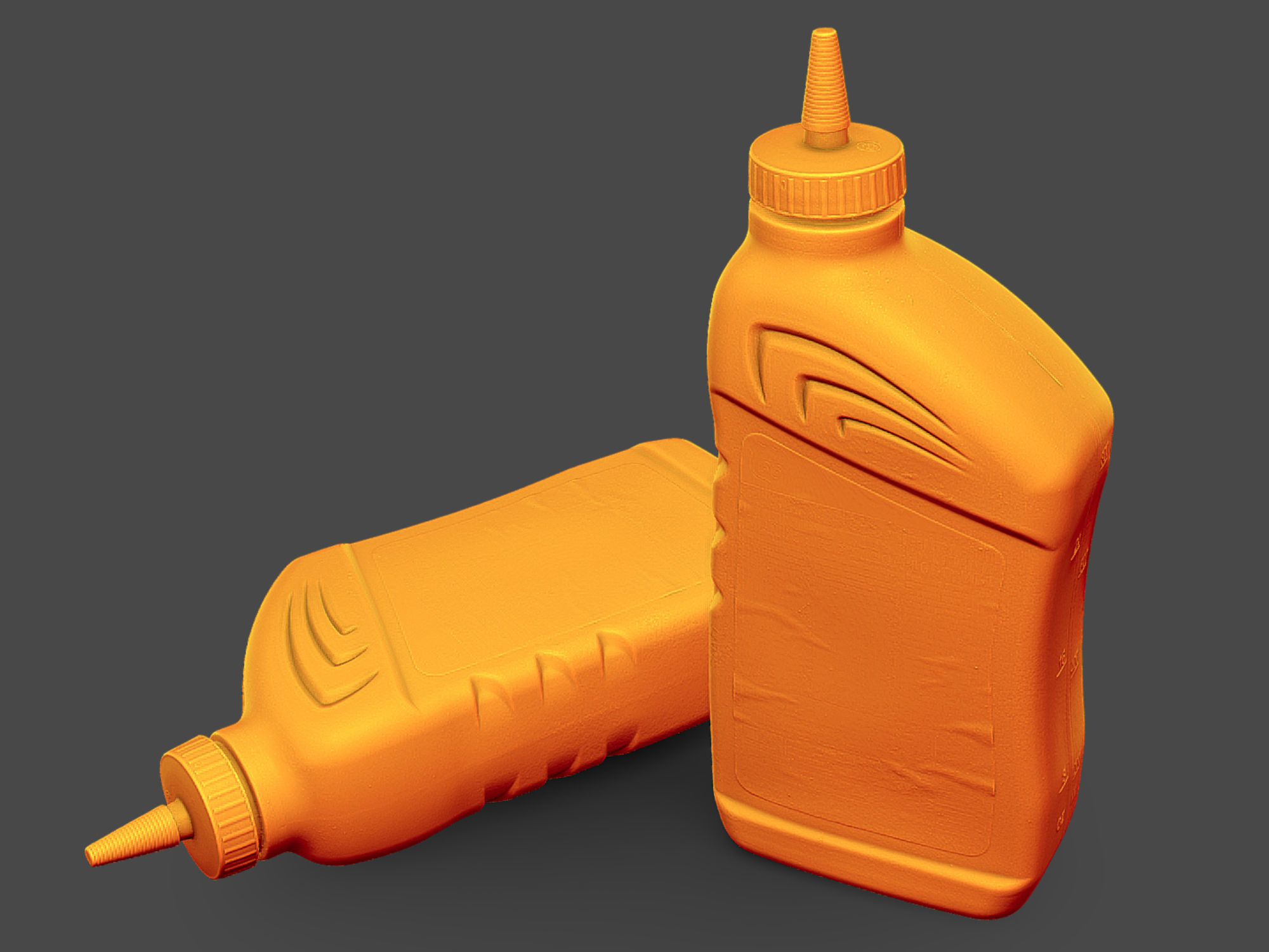 Transmission Fluid Bottle 3D model_3