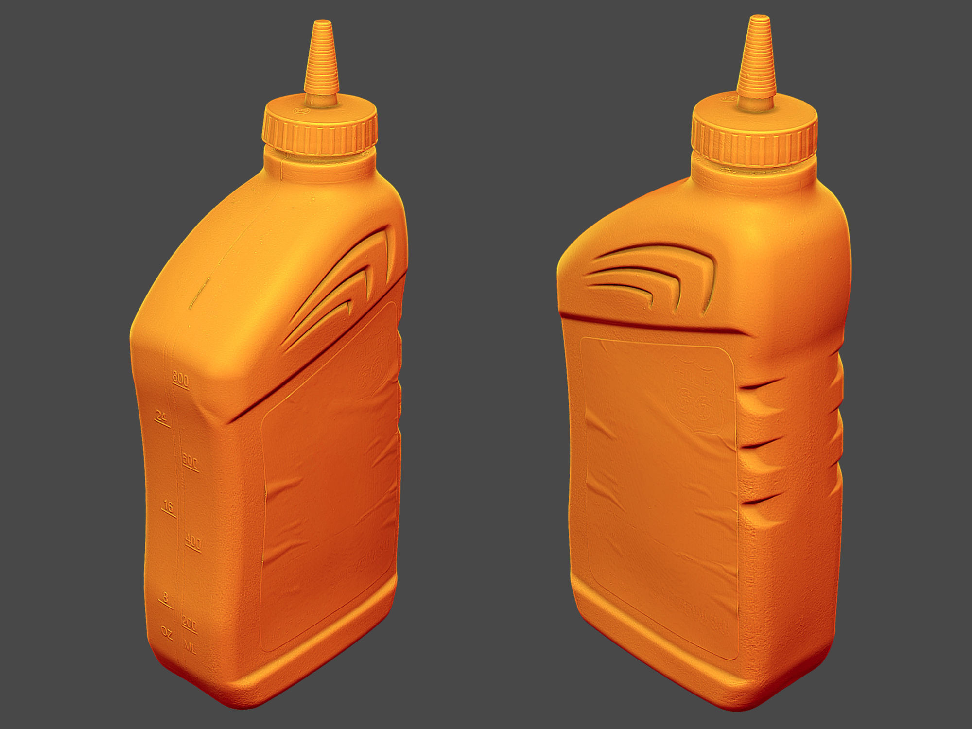 Transmission Fluid Bottle 3D model_5