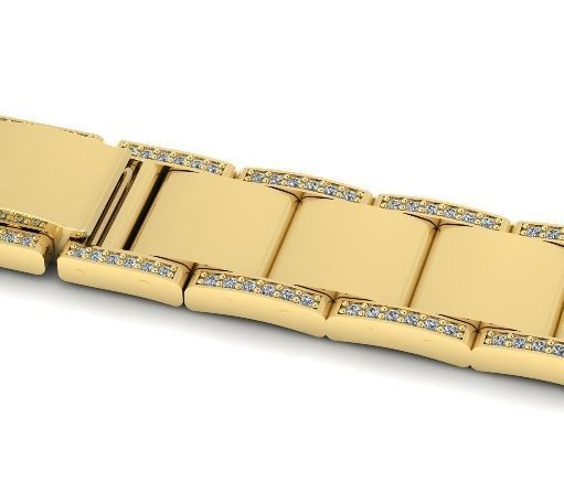 262 Bracelet link 3D print model_1