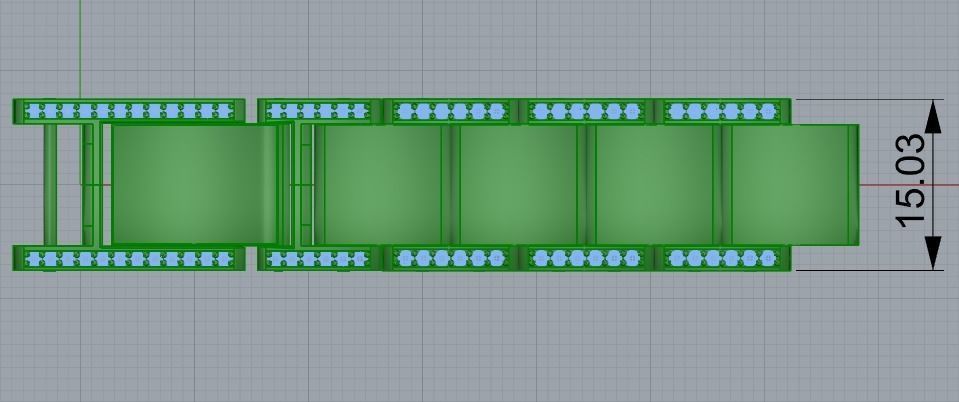 262 Bracelet link 3D print model_2