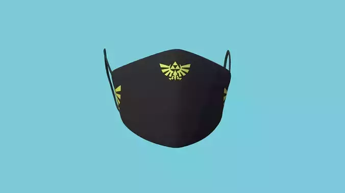 Zelda 02 Covid Mask CGI - Character Fashion Design