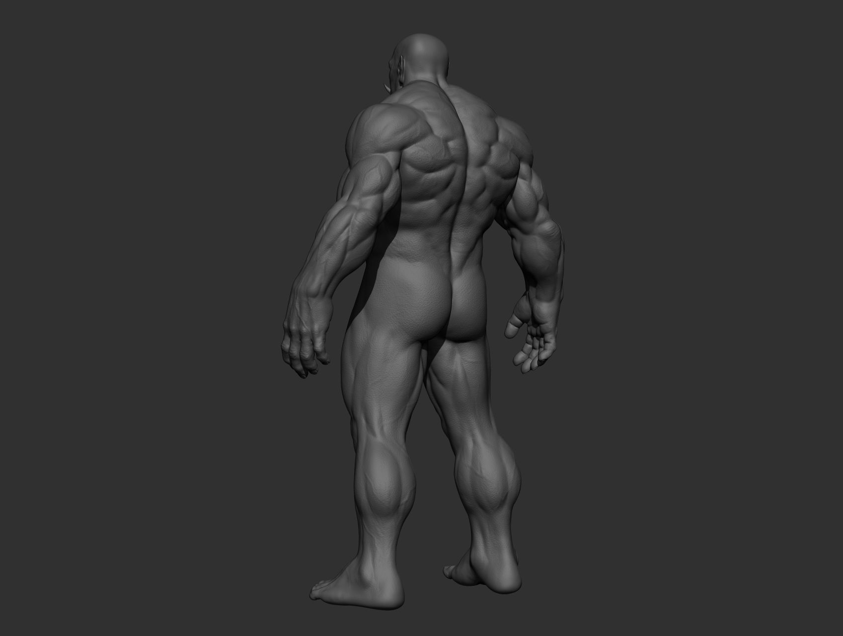 Orc character body Free 3D model_14