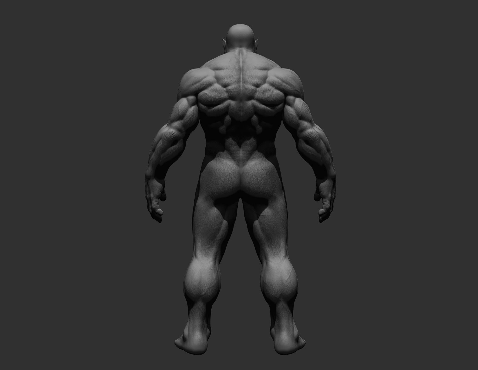 Orc character body Free 3D model_12