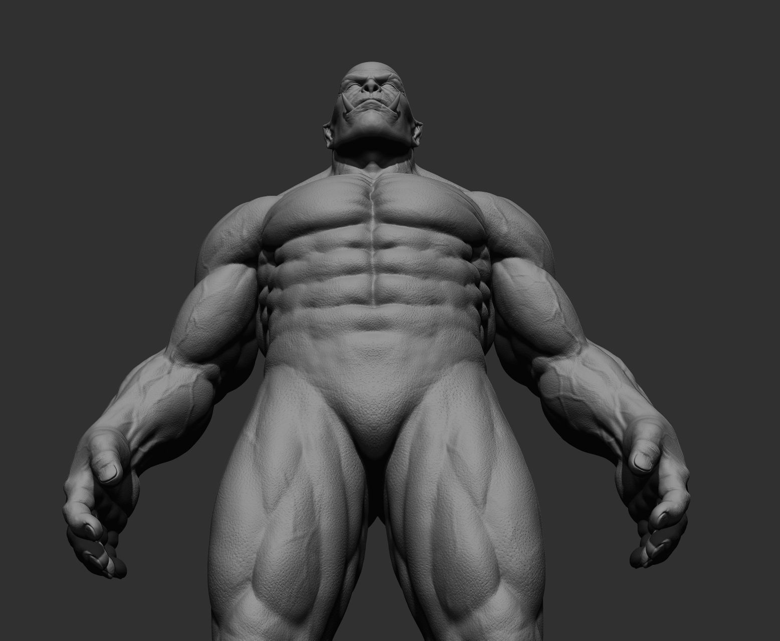 Orc character body Free 3D model_25