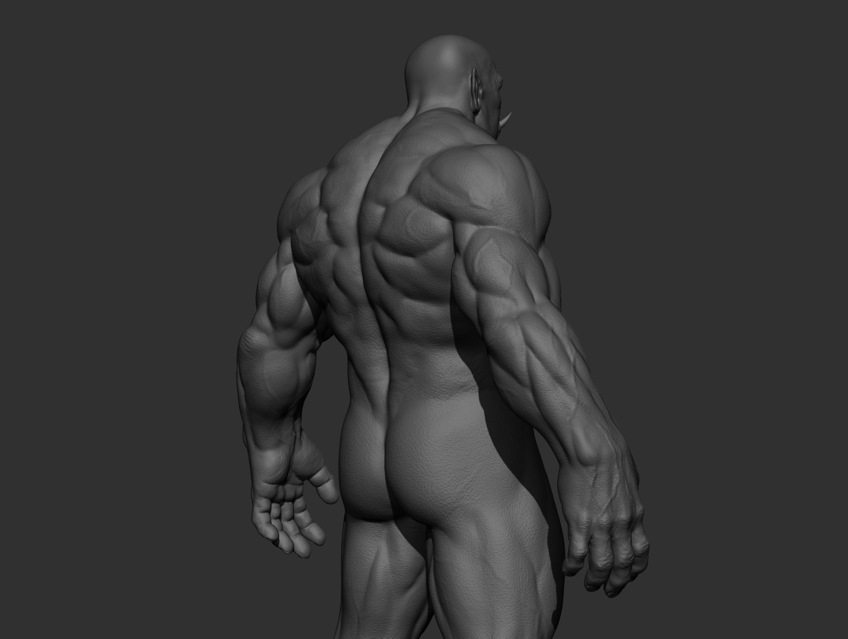 Orc character body Free 3D model_9