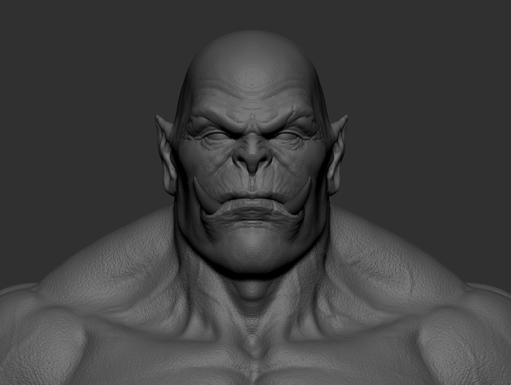 Orc character body Free 3D model_18