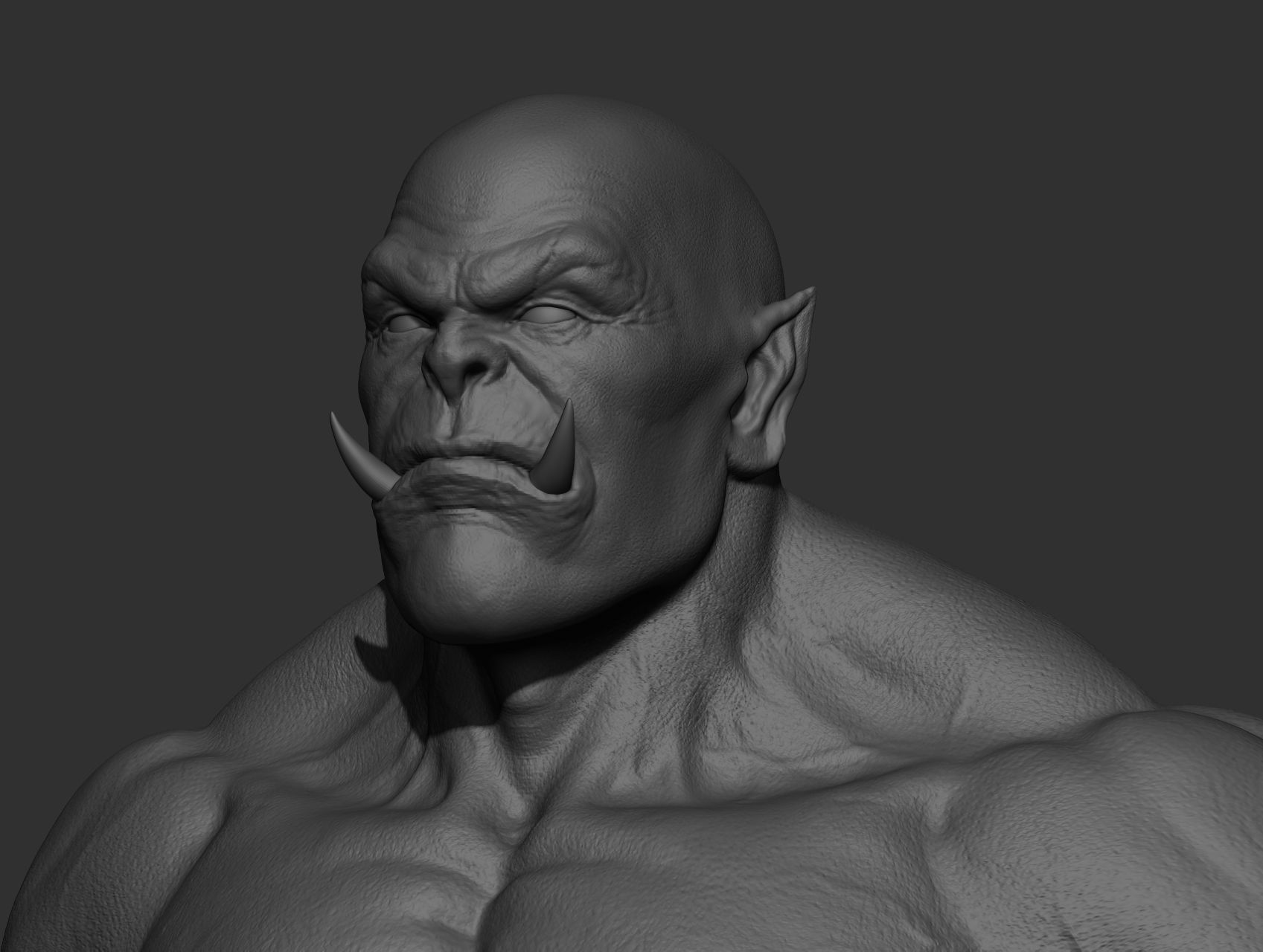 Orc character body Free 3D model_19