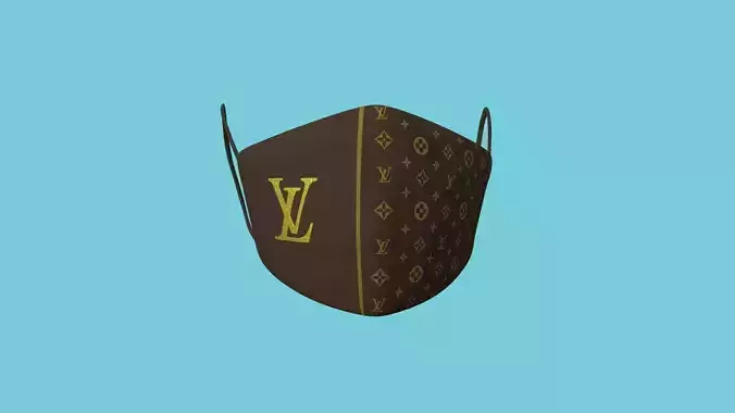 Louis Vuitton Covid Mask CGI - Character Fashion Design