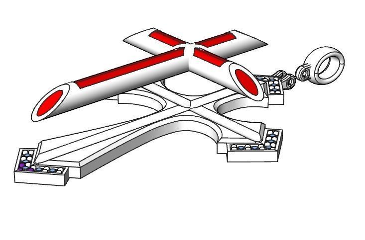 143 Cross 3D print model_8