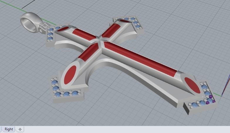 143 Cross 3D print model_2