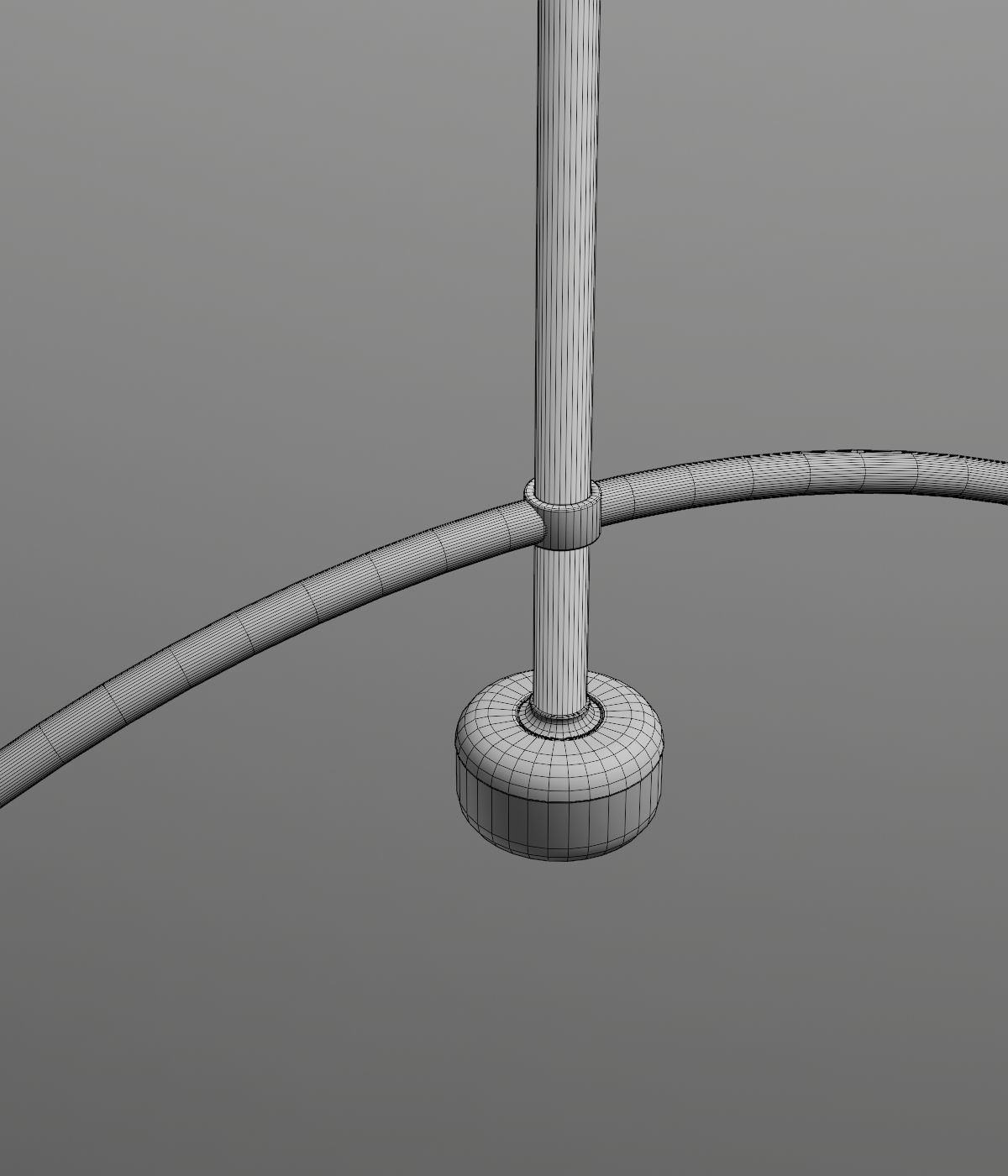 Ultra modern lamp 3D model_1