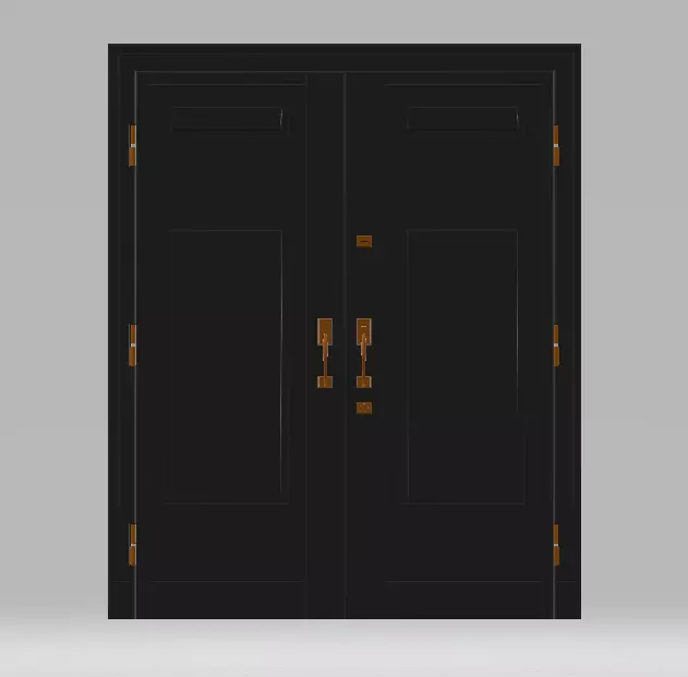 Enter doors Free 3D model