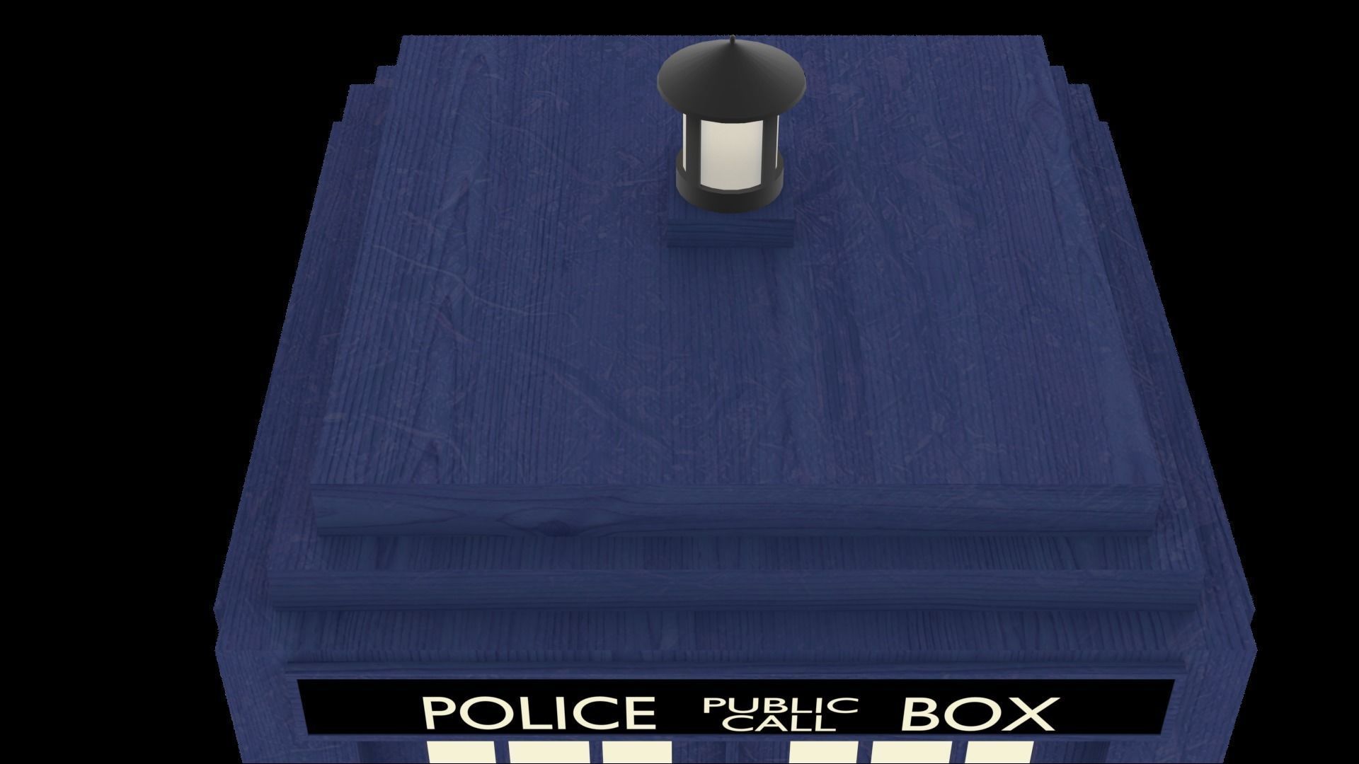 TARDIS police box 3D model_4