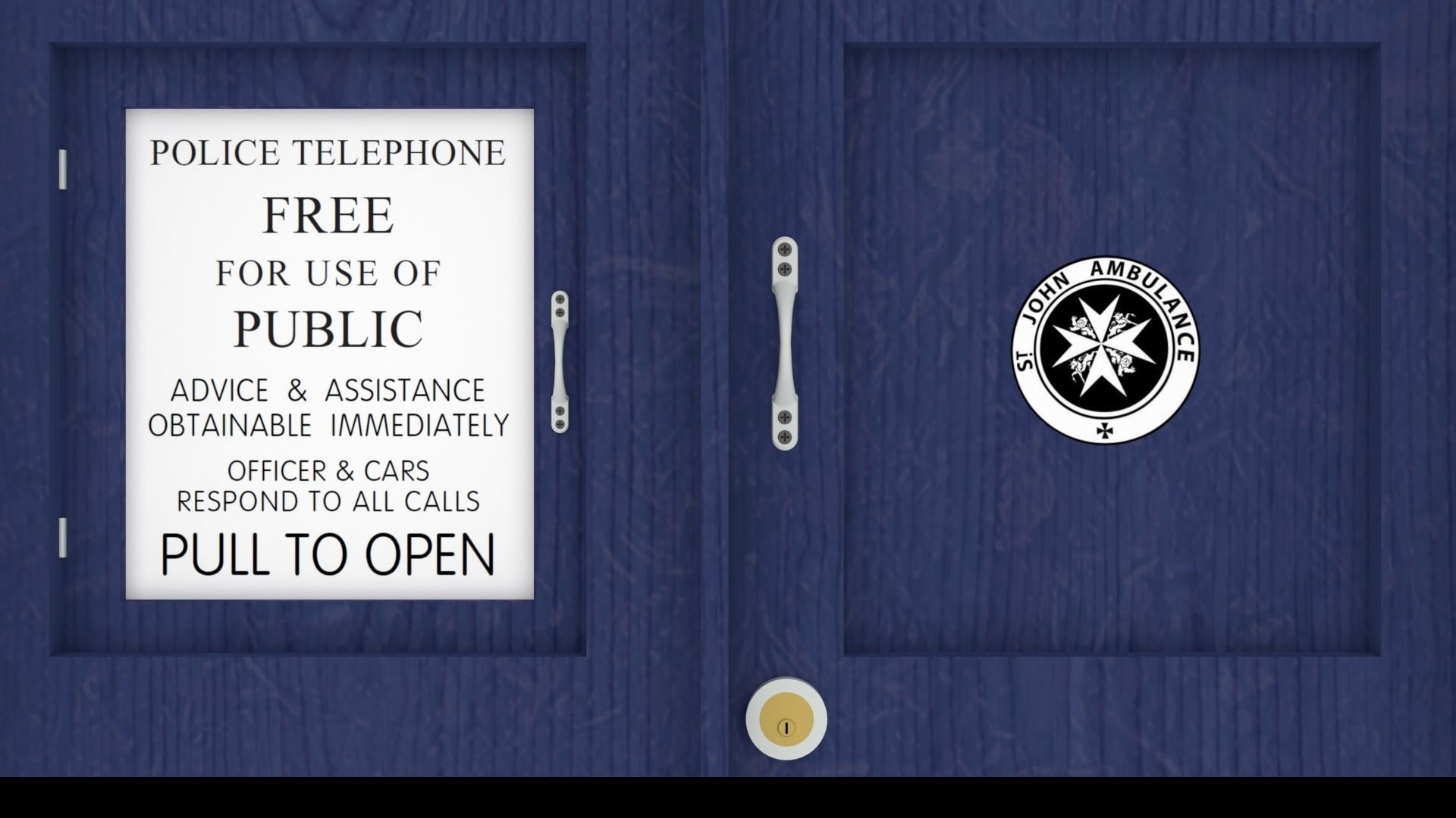 TARDIS police box 3D model_3