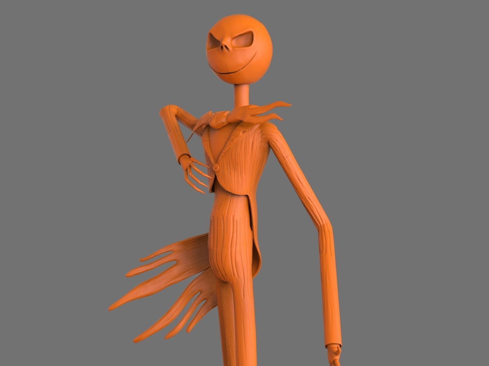 Jack Skelligton Sculpture 3D print model_29