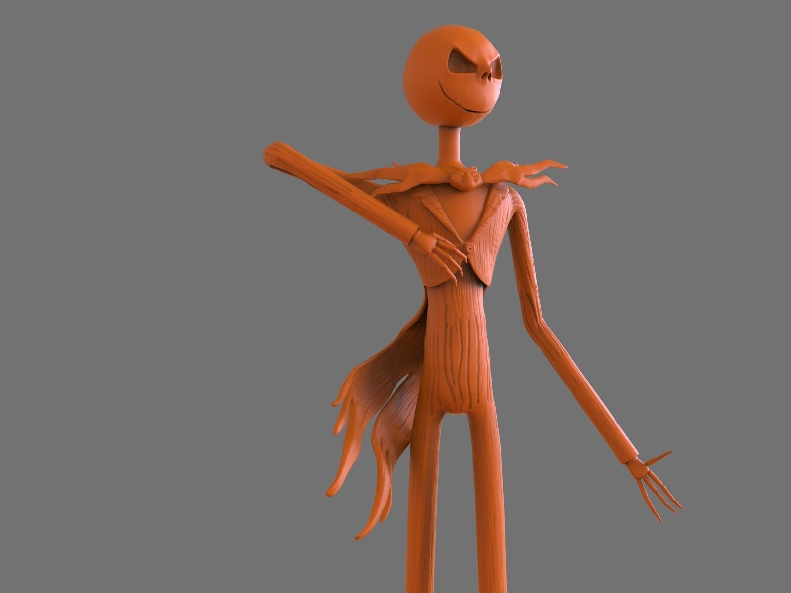 Jack Skelligton Sculpture 3D print model_20