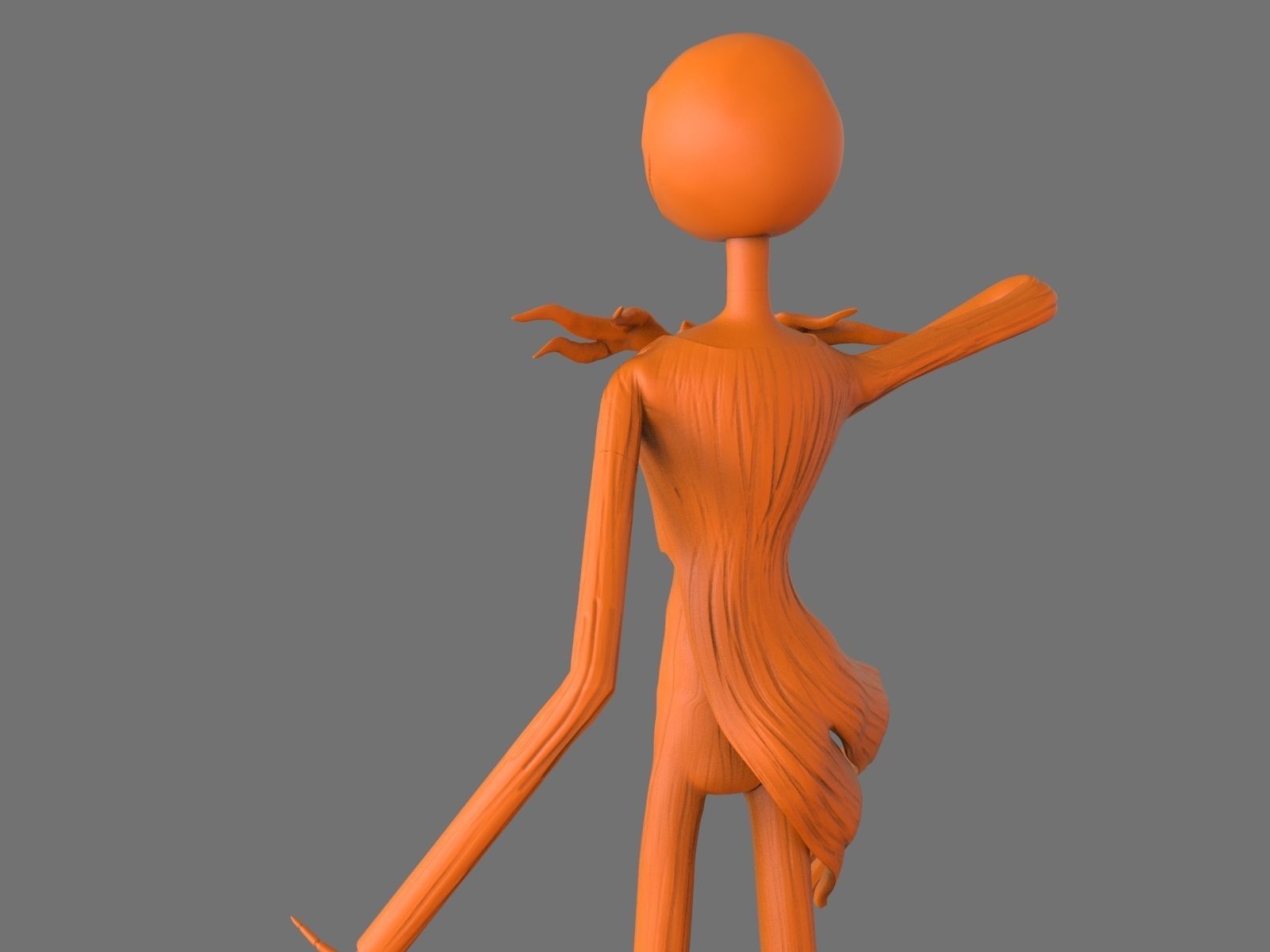 Jack Skelligton Sculpture 3D print model_28