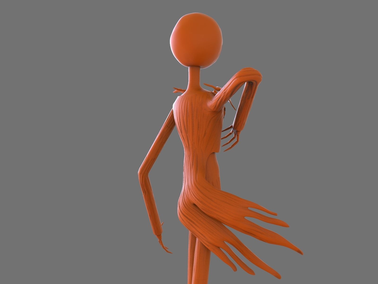 Jack Skelligton Sculpture 3D print model_27