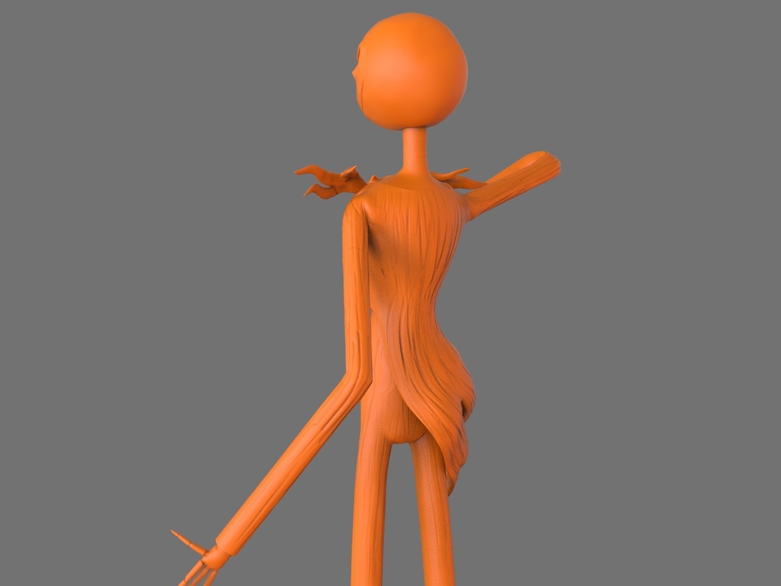 Jack Skelligton Sculpture 3D print model_25