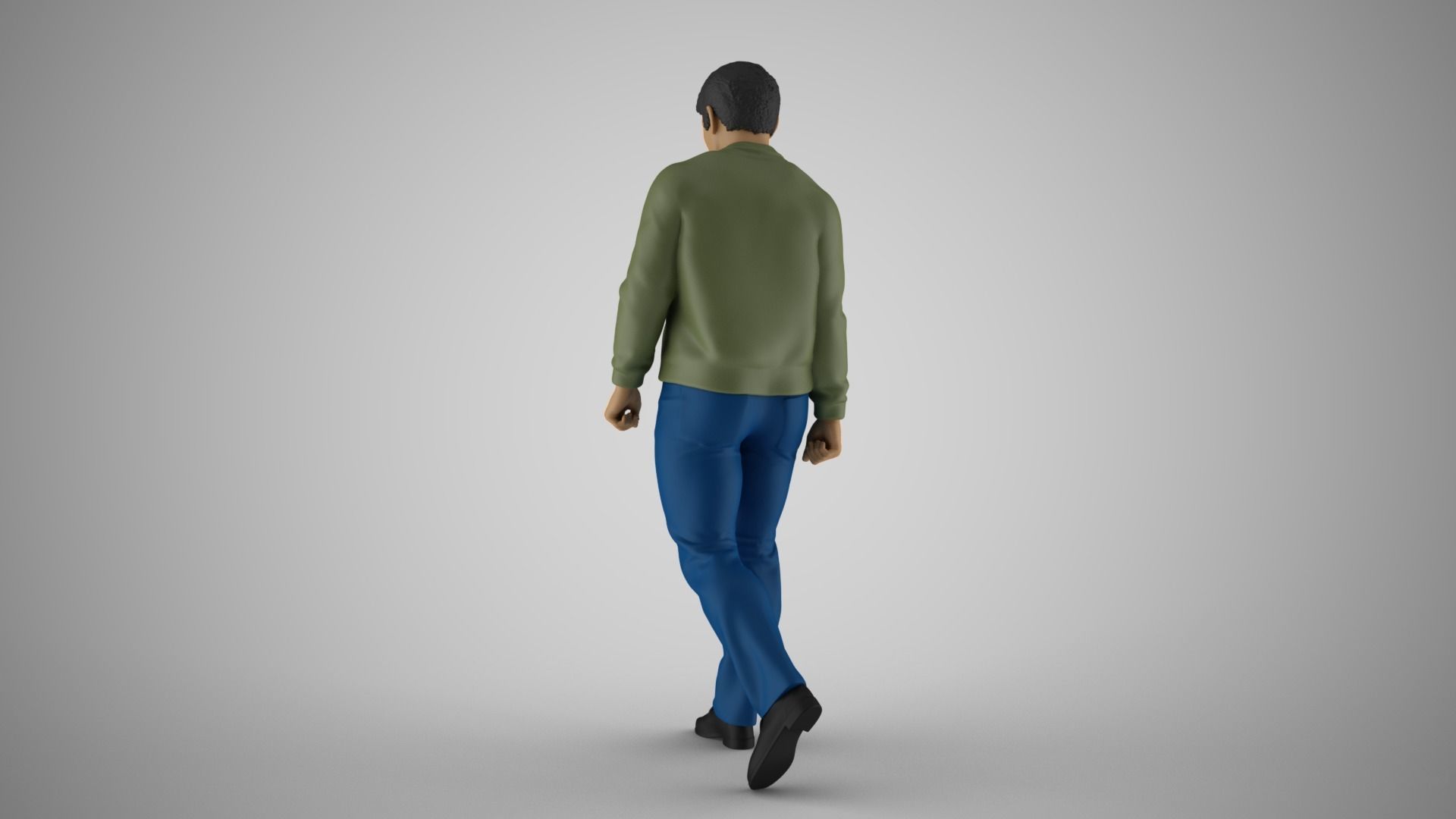 Charismatic man in sweater 3D print model_8