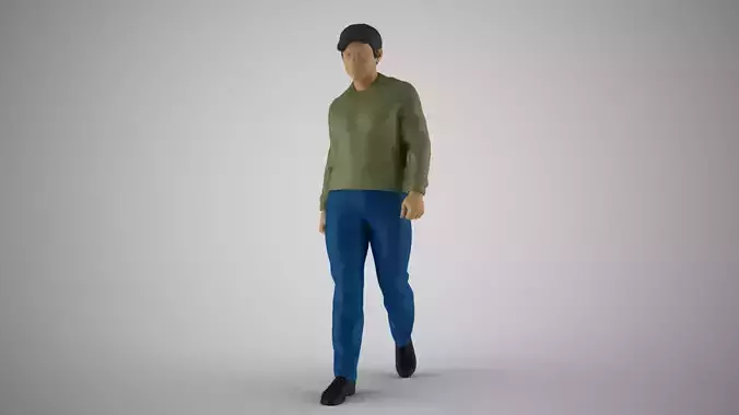 Charismatic man in sweater