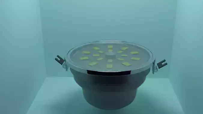 Halogen Lamp-Light Bulb 3D model