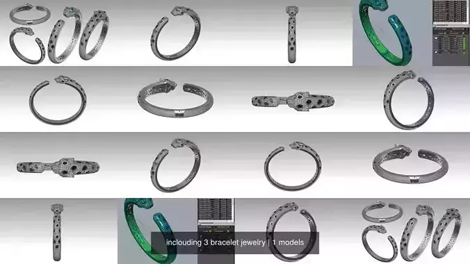 inclouding 3 bracelet jewelry