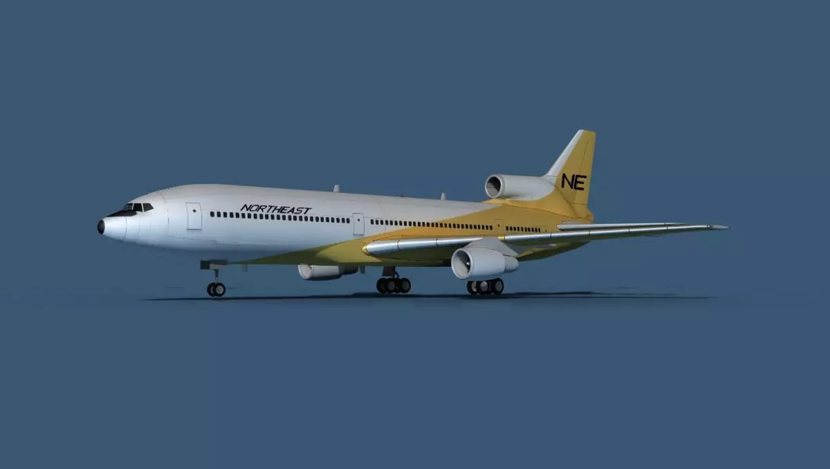 Lockheed L-1011-50 Northeast 3D model_0