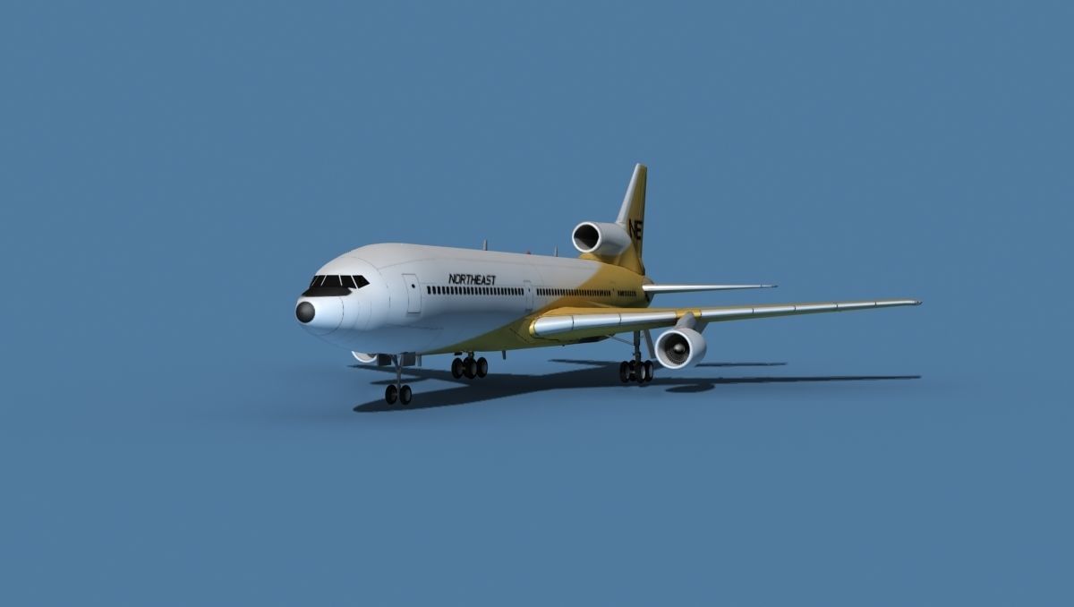 Lockheed L-1011-50 Northeast 3D model_1
