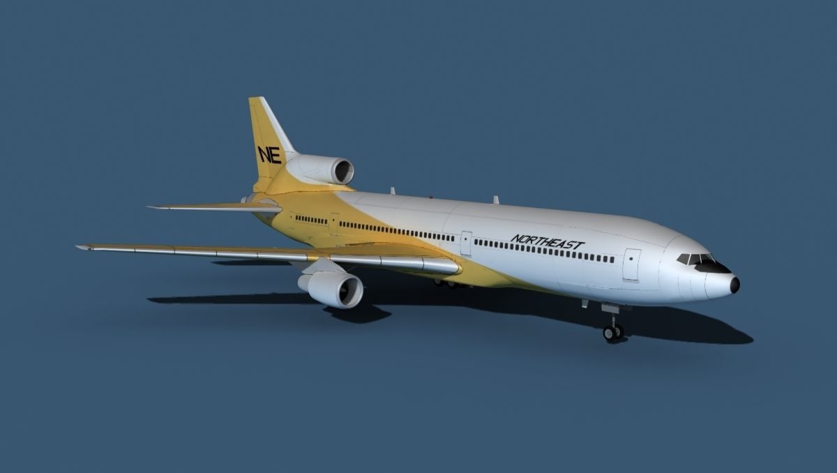 Lockheed L-1011-50 Northeast 3D model_3