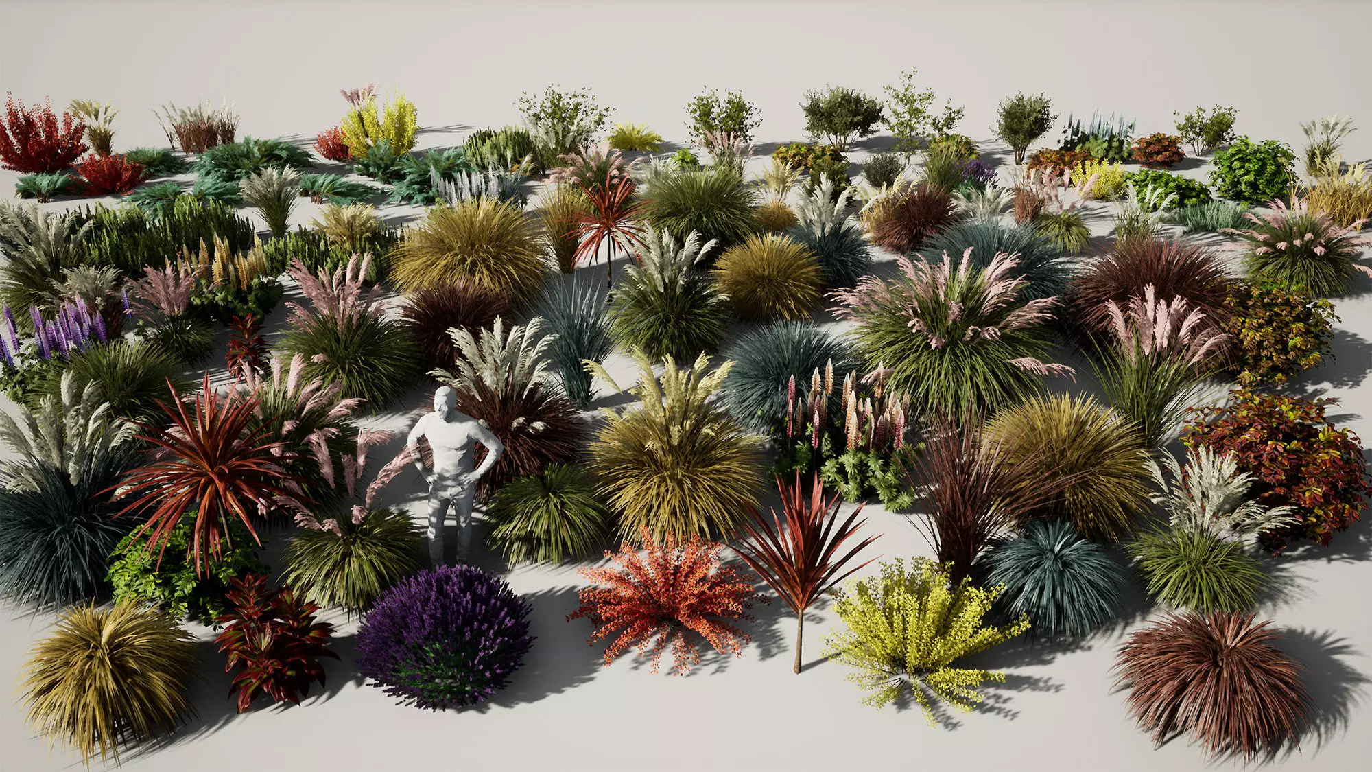 YarovoiPlantsPack plants and grasses Low-poly 3D model_0